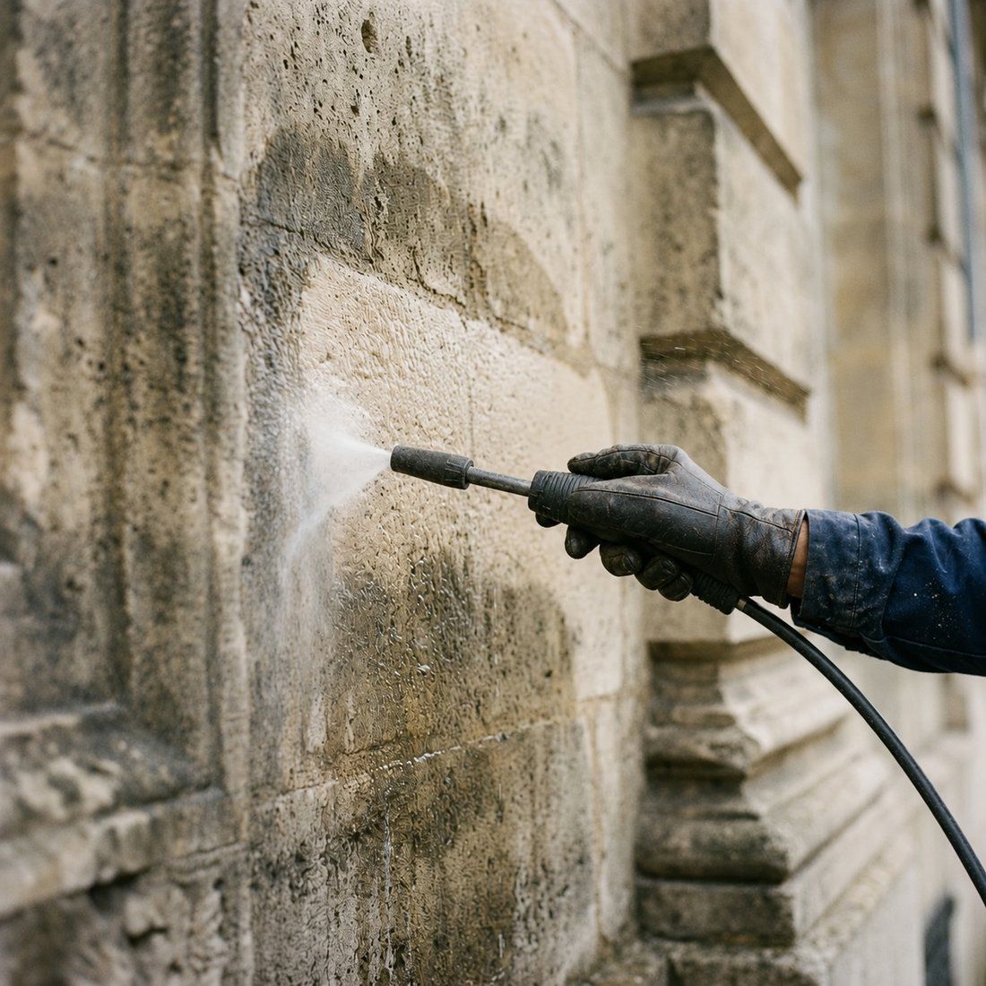 Nettoyage et ravalement façade — Artisan Couverture Beloni, artisan en Creuse